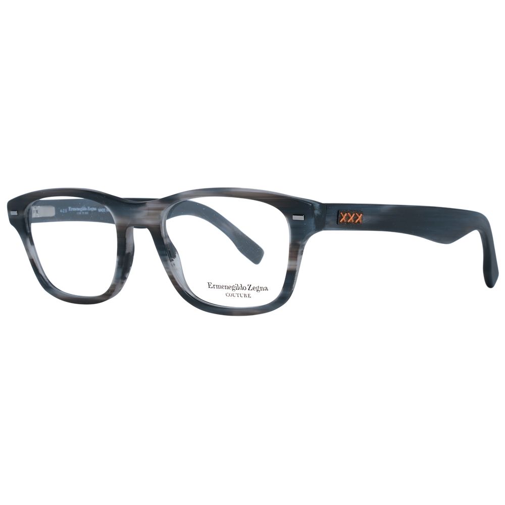 Ermenegildo Zegna Gray Plastic Glasses (Frames) - Qutton