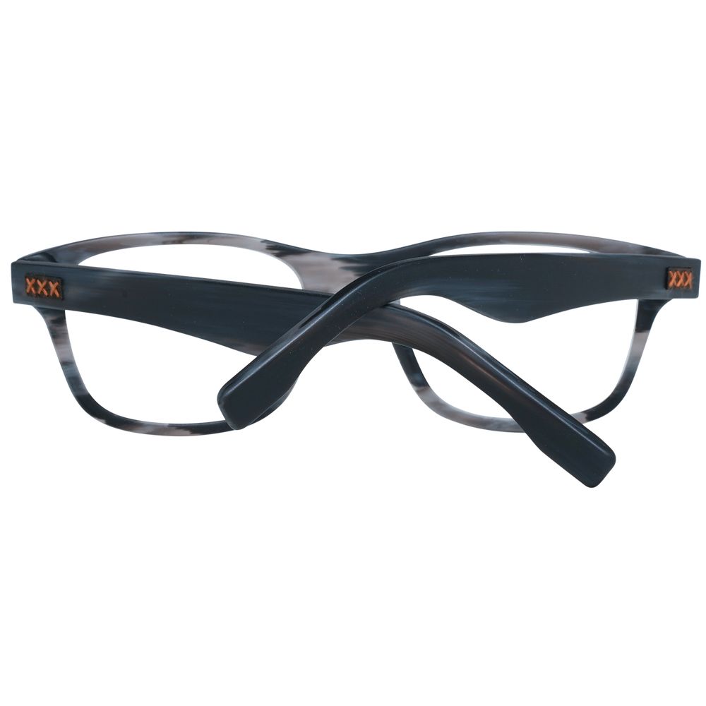 Ermenegildo Zegna Gray Plastic Glasses (Frames) - Qutton
