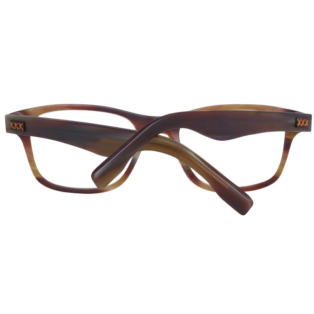 Ermenegildo Zegna Brown Plastic Glasses (Frames) - Qutton
