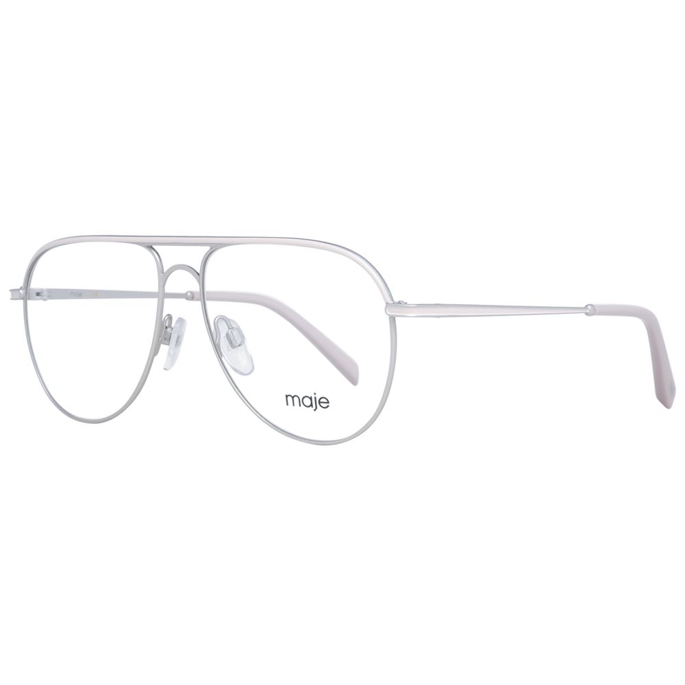 Maje Silver Stainless Steel Glasses (Frames) - Qutton