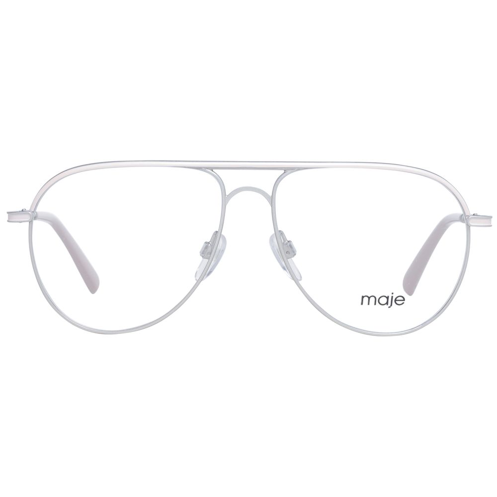 Maje Silver Stainless Steel Glasses (Frames) - Qutton