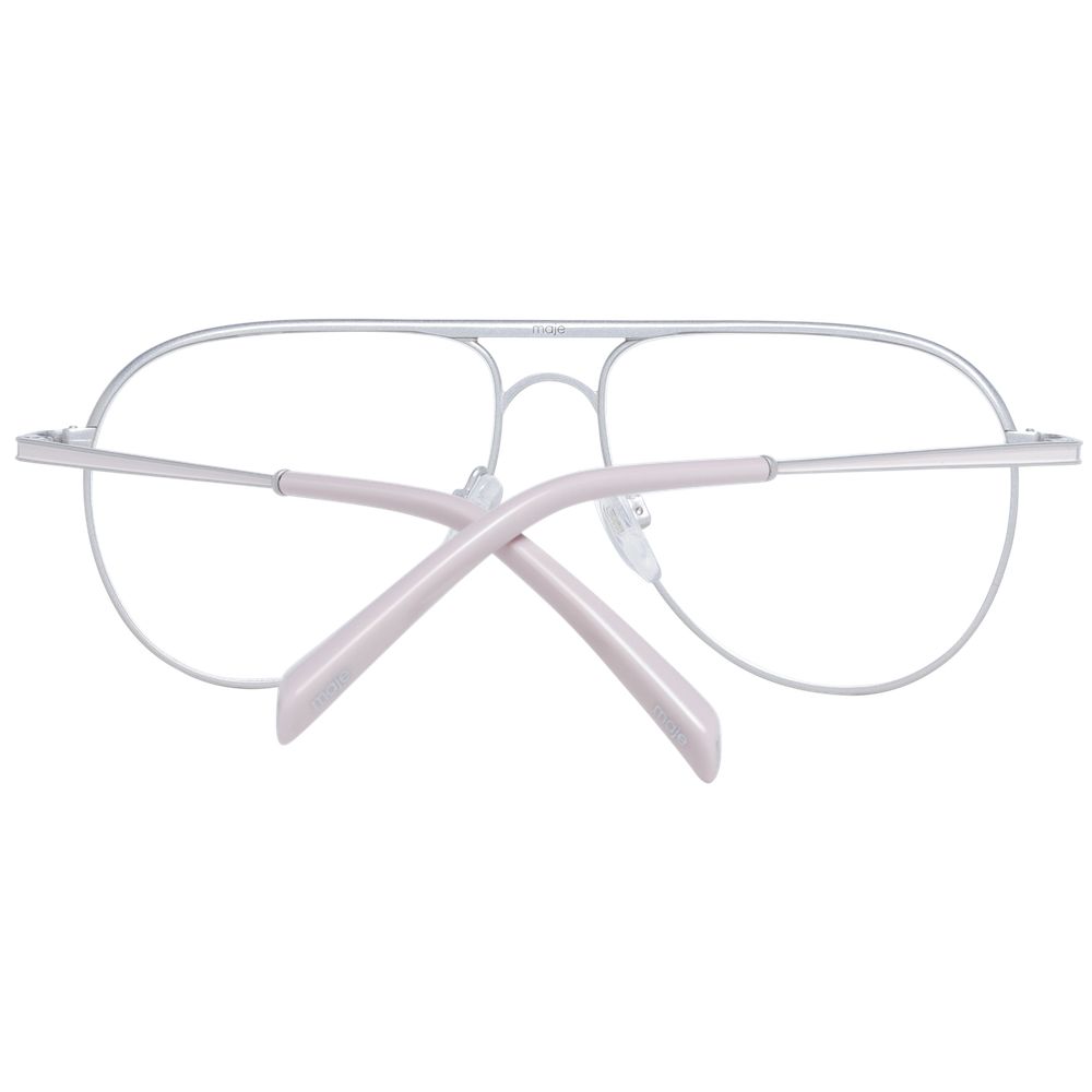 Maje Silver Stainless Steel Glasses (Frames) - Qutton