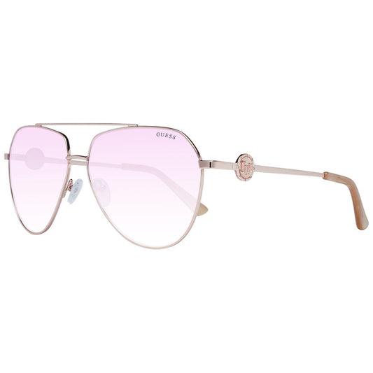 Guess Rose Gold Metal Sunglasses - Qutton