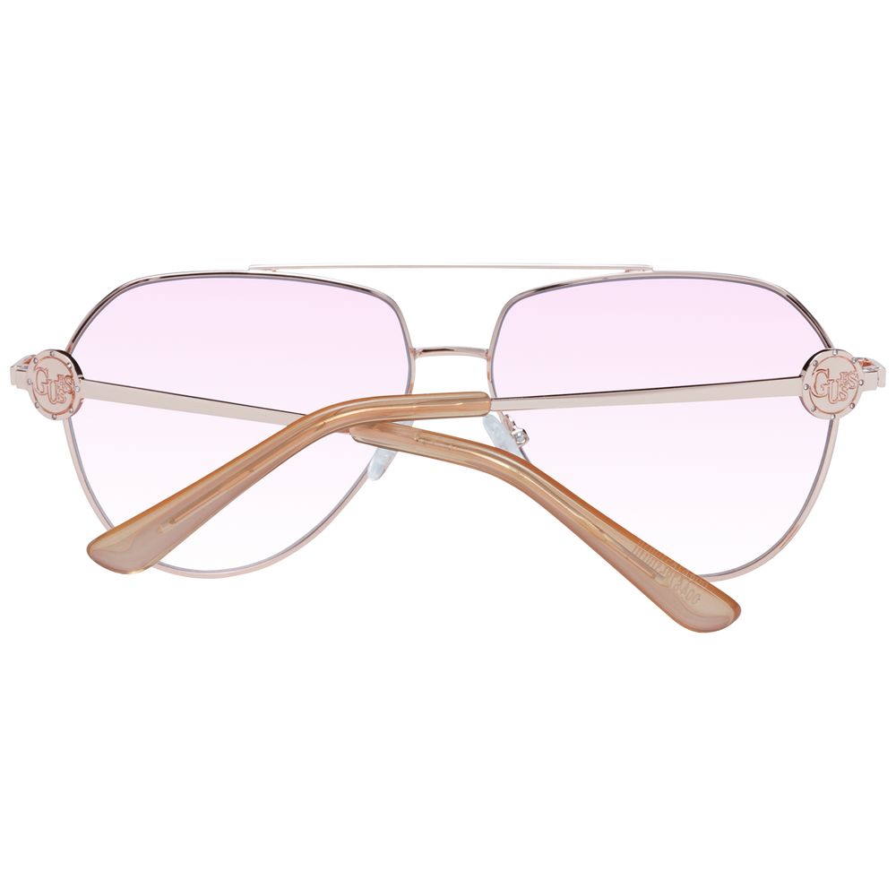 Guess Rose Gold Metal Sunglasses - Qutton