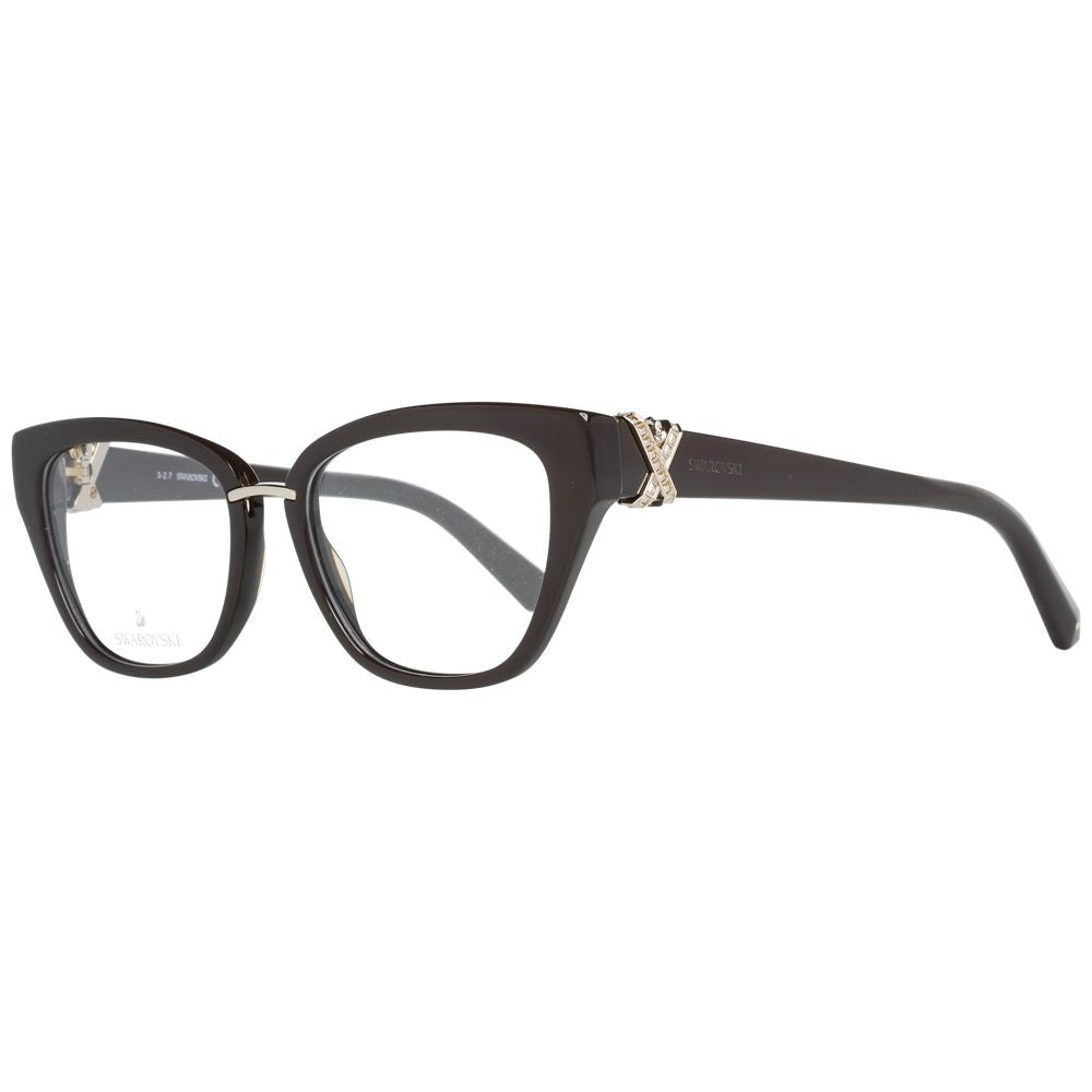 Swarovski Brown Plastic Glasses (Frames) - Qutton
