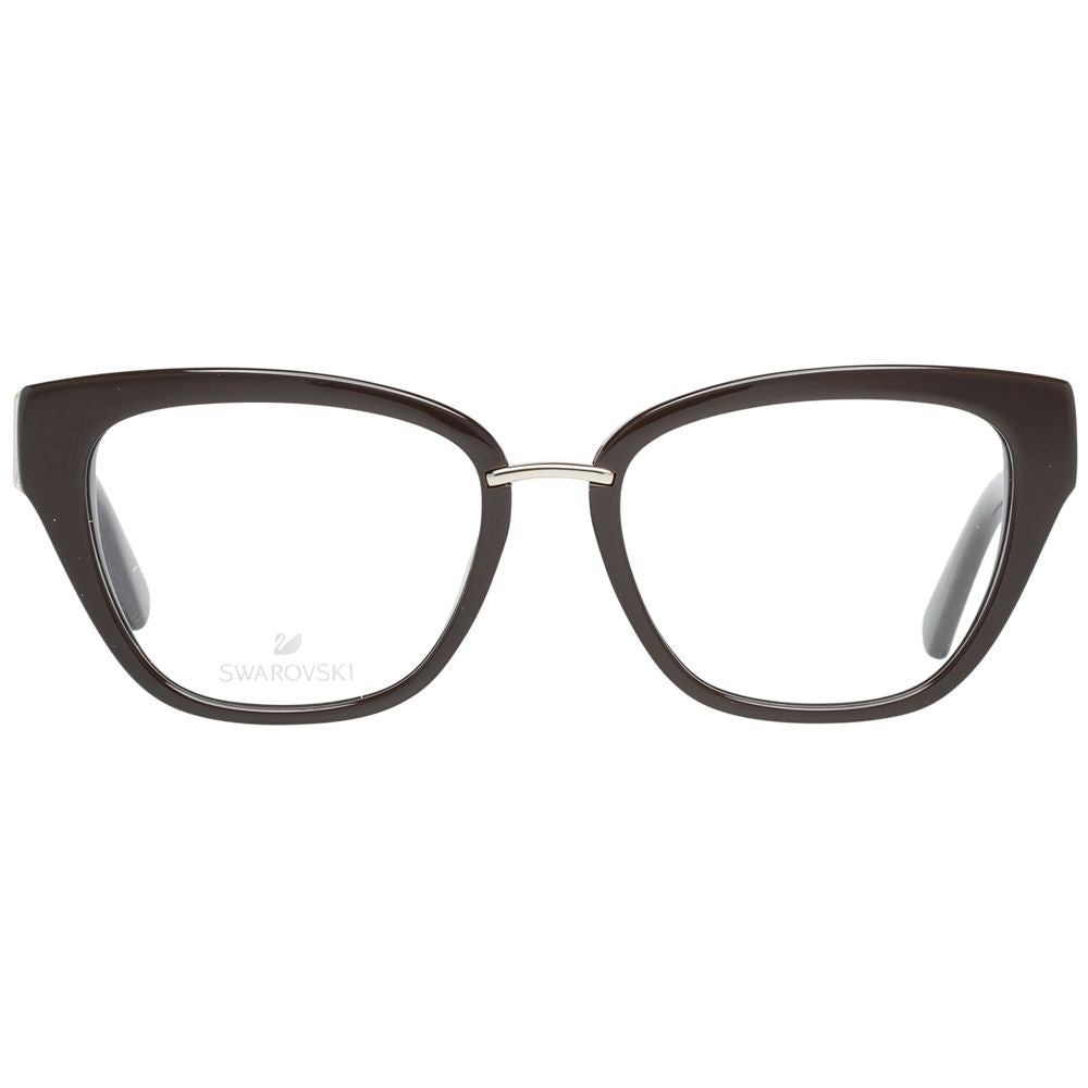Swarovski Brown Plastic Glasses (Frames) - Qutton