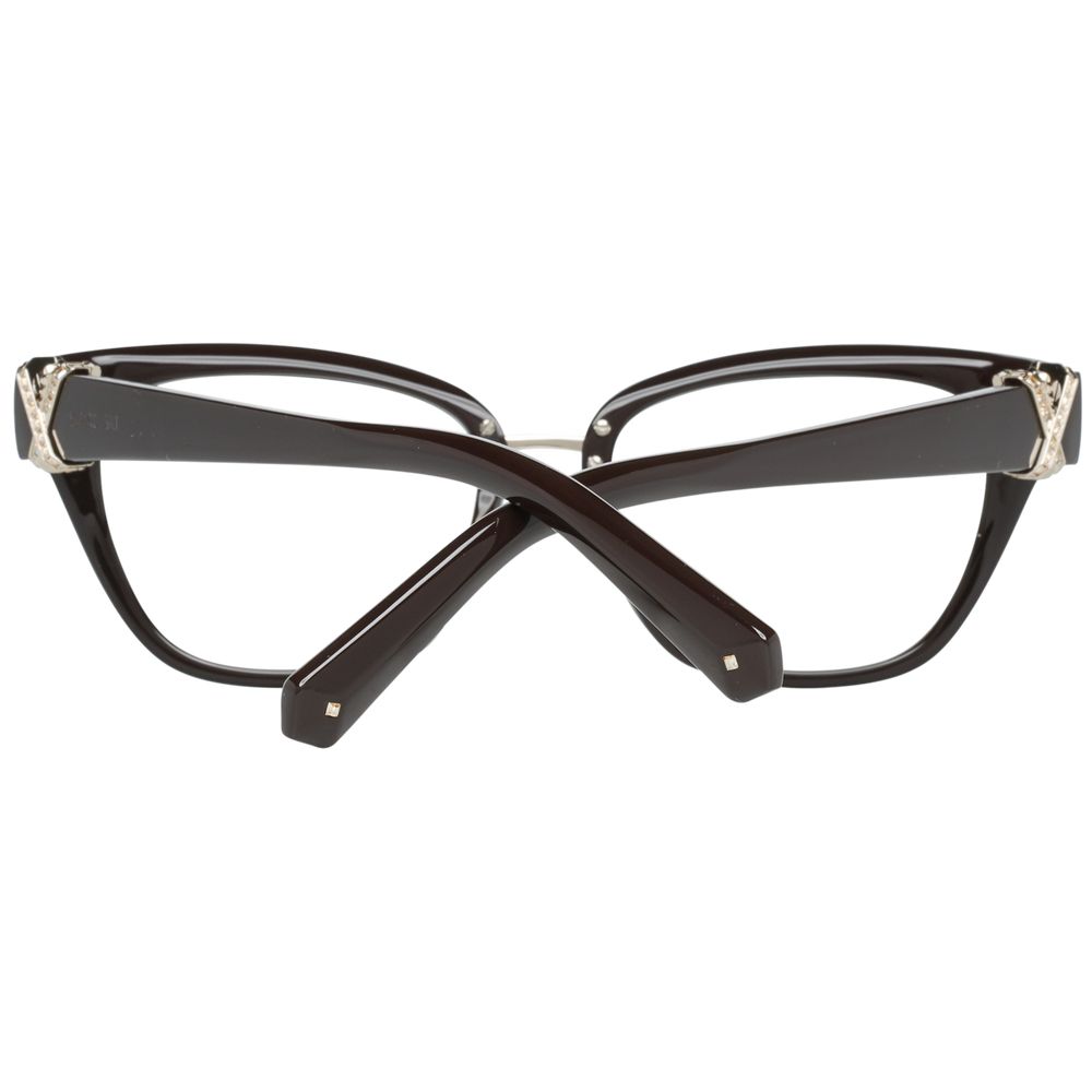 Swarovski Brown Plastic Glasses (Frames) - Qutton