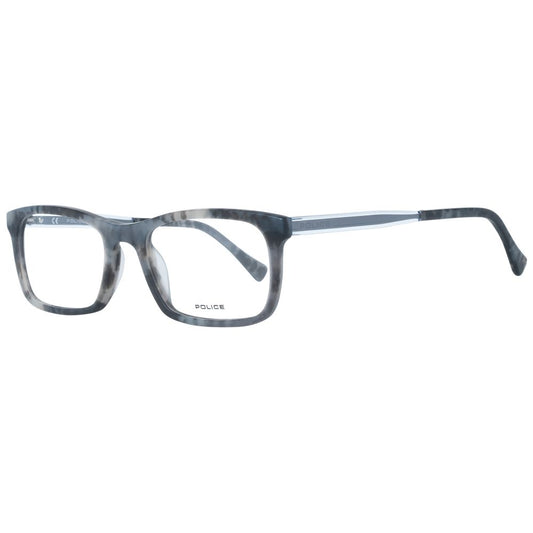Police Gray Plastic Glasses (Frames) - Qutton