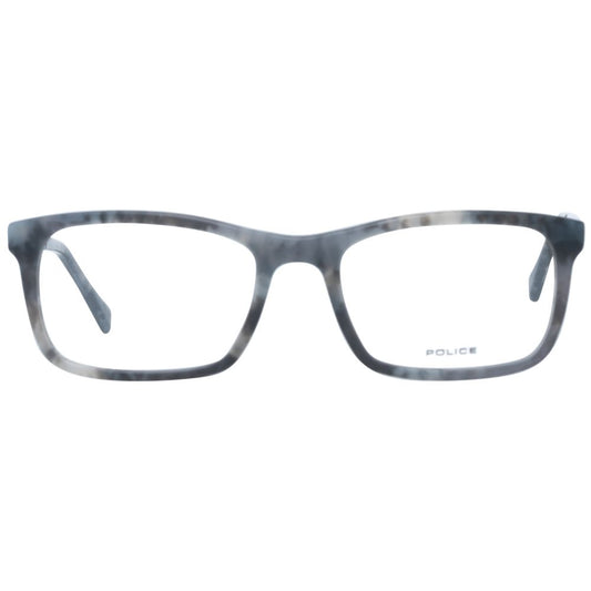 Police Gray Plastic Glasses (Frames) - Qutton
