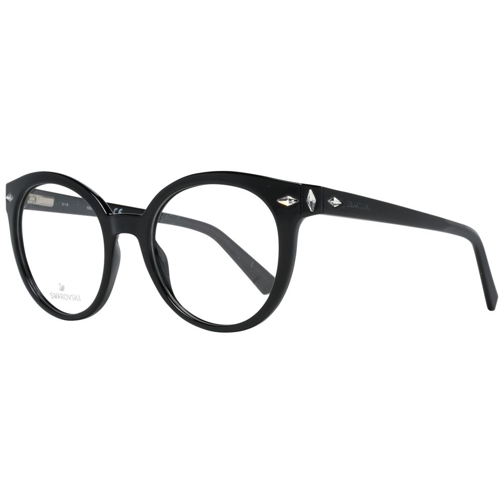 Swarovski Black Plastic Glasses (Frames) - Qutton