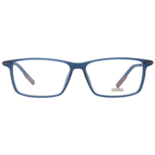 Ermenegildo Zegna Blue Plastic Glasses (Frames)
