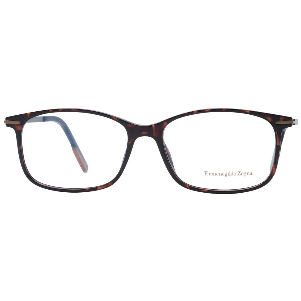 Ermenegildo Zegna Brown Men Optical Frames