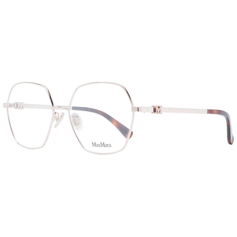 Max Mara Rose Gold Metal Glasses (Frames) - Qutton