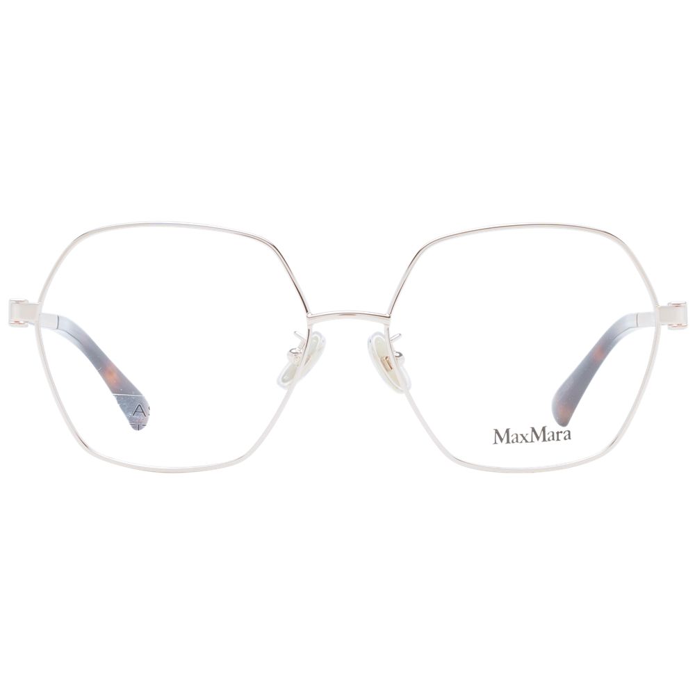 Max Mara Rose Gold Metal Glasses (Frames) - Qutton
