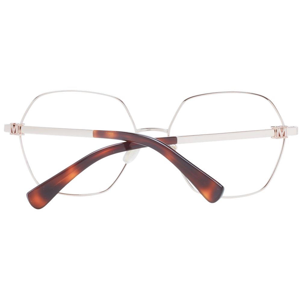 Max Mara Rose Gold Metal Glasses (Frames) - Qutton