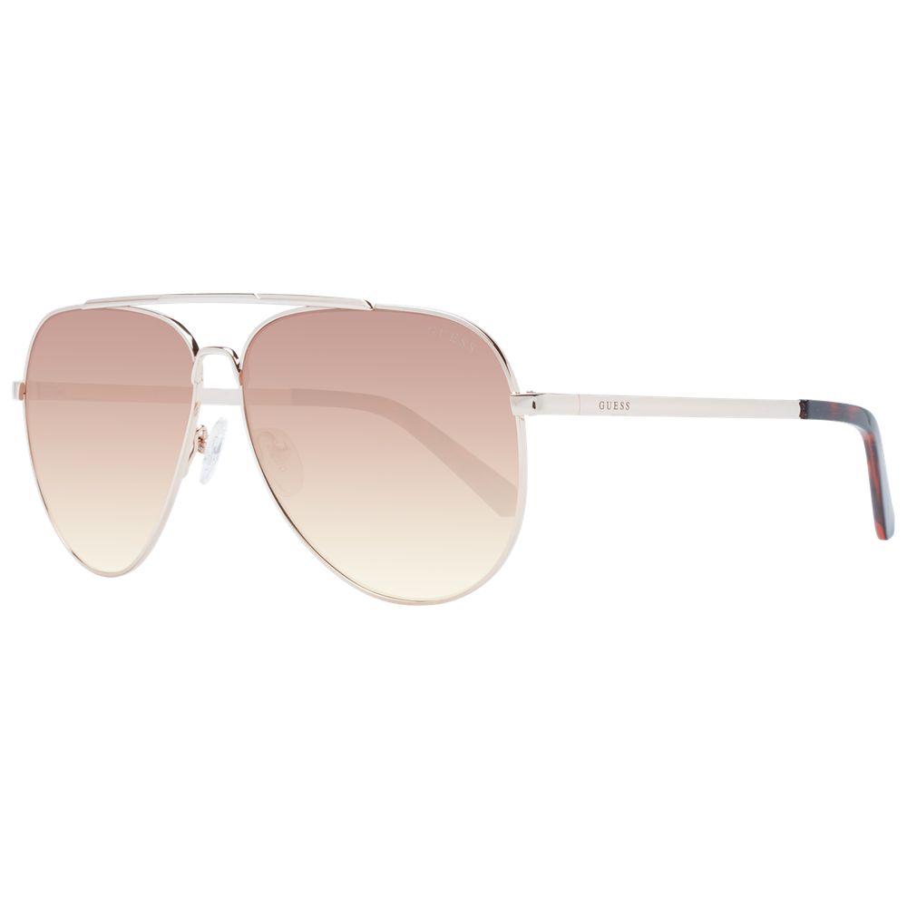 Guess Rose Gold Men Sunglasses