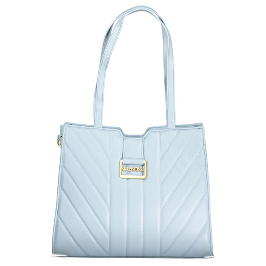 Valentino Bags Light Blue Polyethylene Handbag