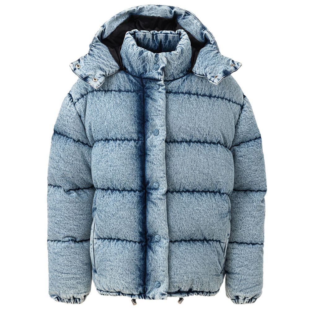 Miu Miu Blue Polyester Jackets & Coat