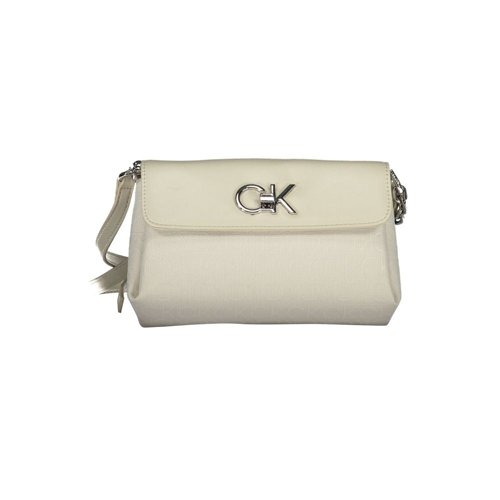 Calvin Klein Beige Polyester Handbag