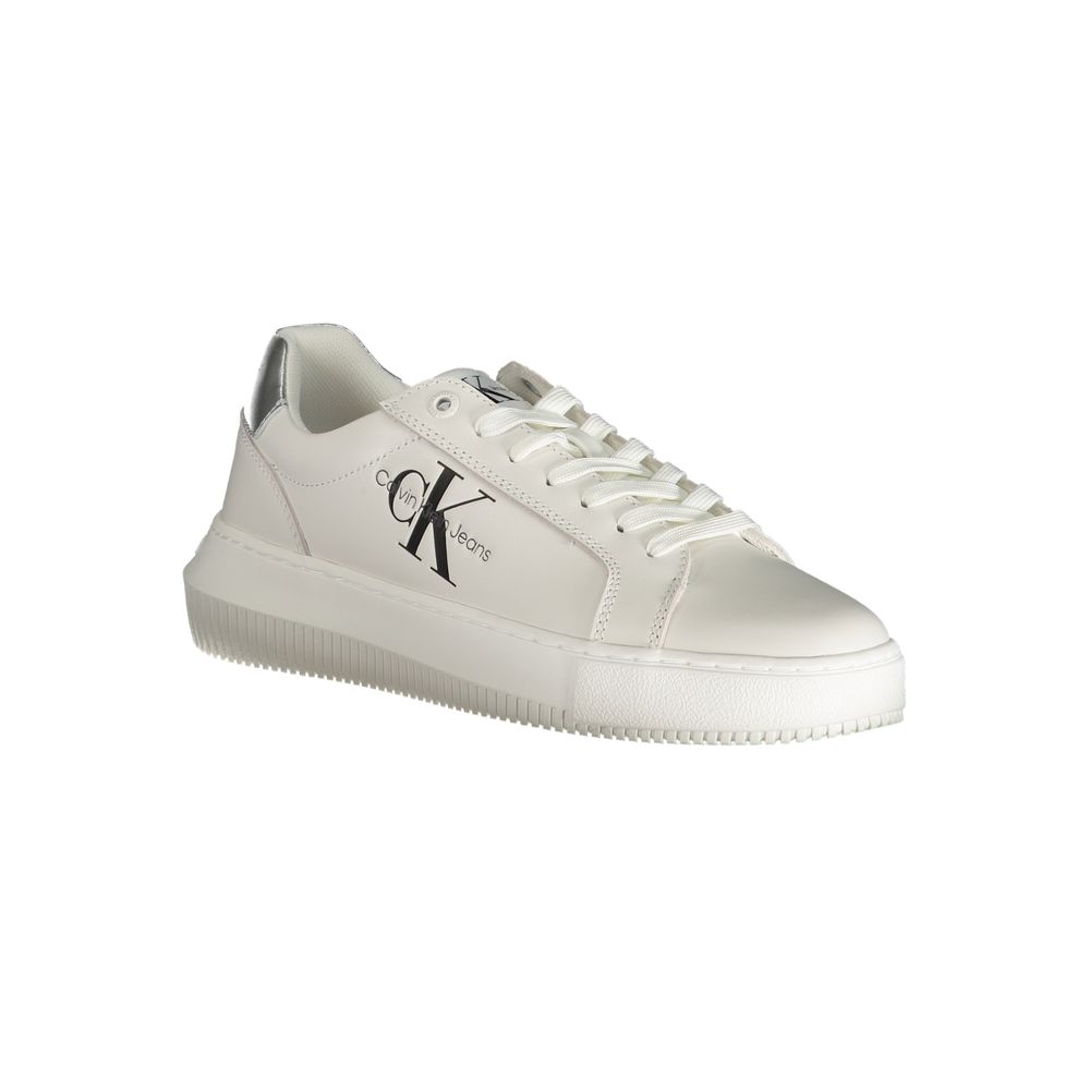 Calvin Klein White Polyester Sneaker