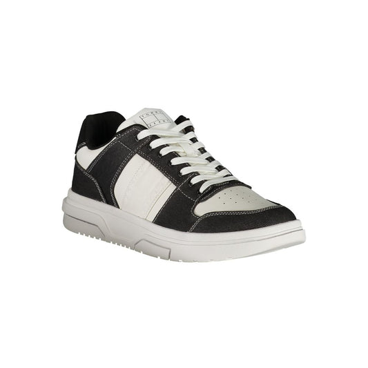 Tommy Hilfiger Black Polyester Sneaker