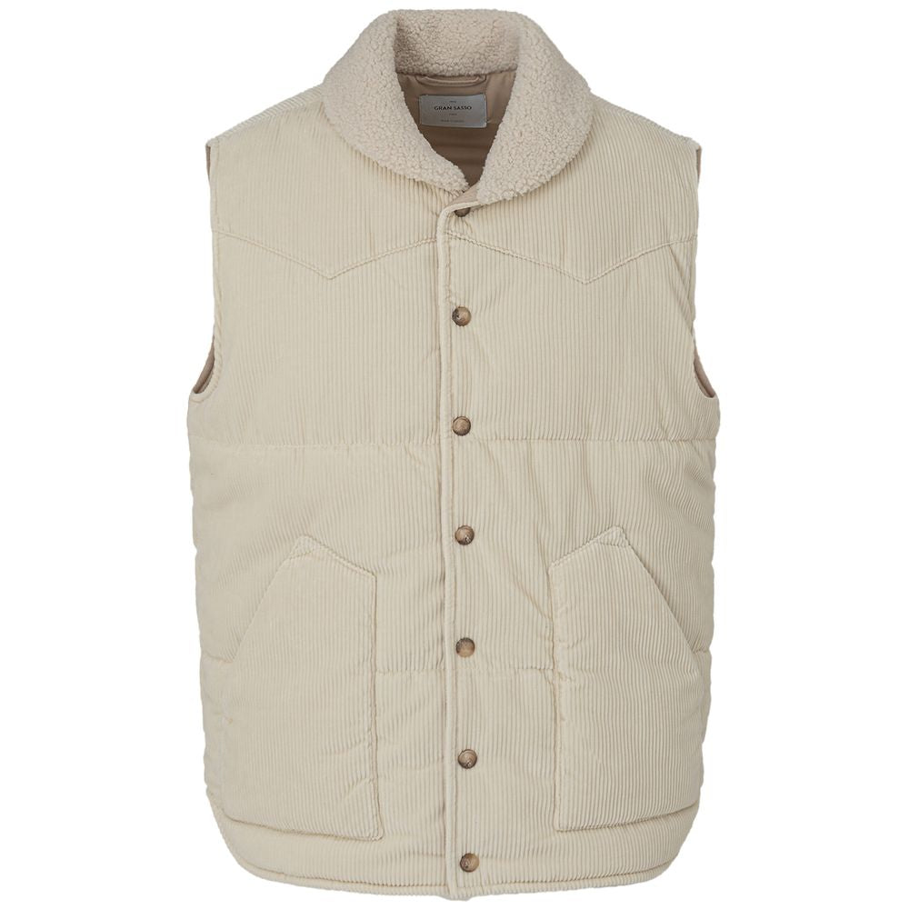 Gran Sasso White Cotton Jacket