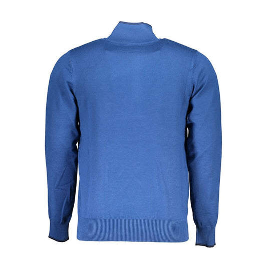 U.S. Grand Polo Blue Nylon Sweater