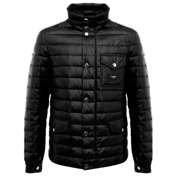 Dolce & Gabbana Black Polyamide Jacket