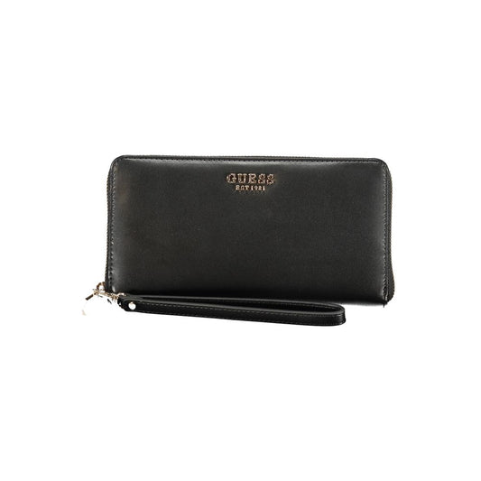 Guess Jeans Black Polyethylene Wallet