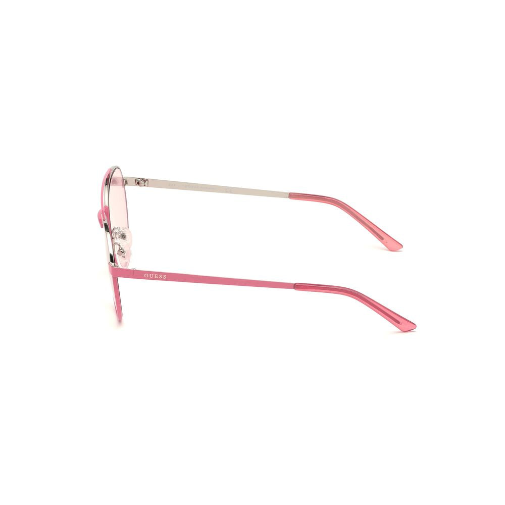 Guess Pink Metal Sunglasses