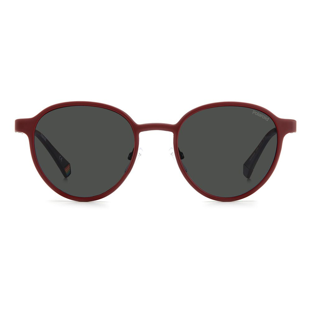 Polaroid Red Metal Sunglasses