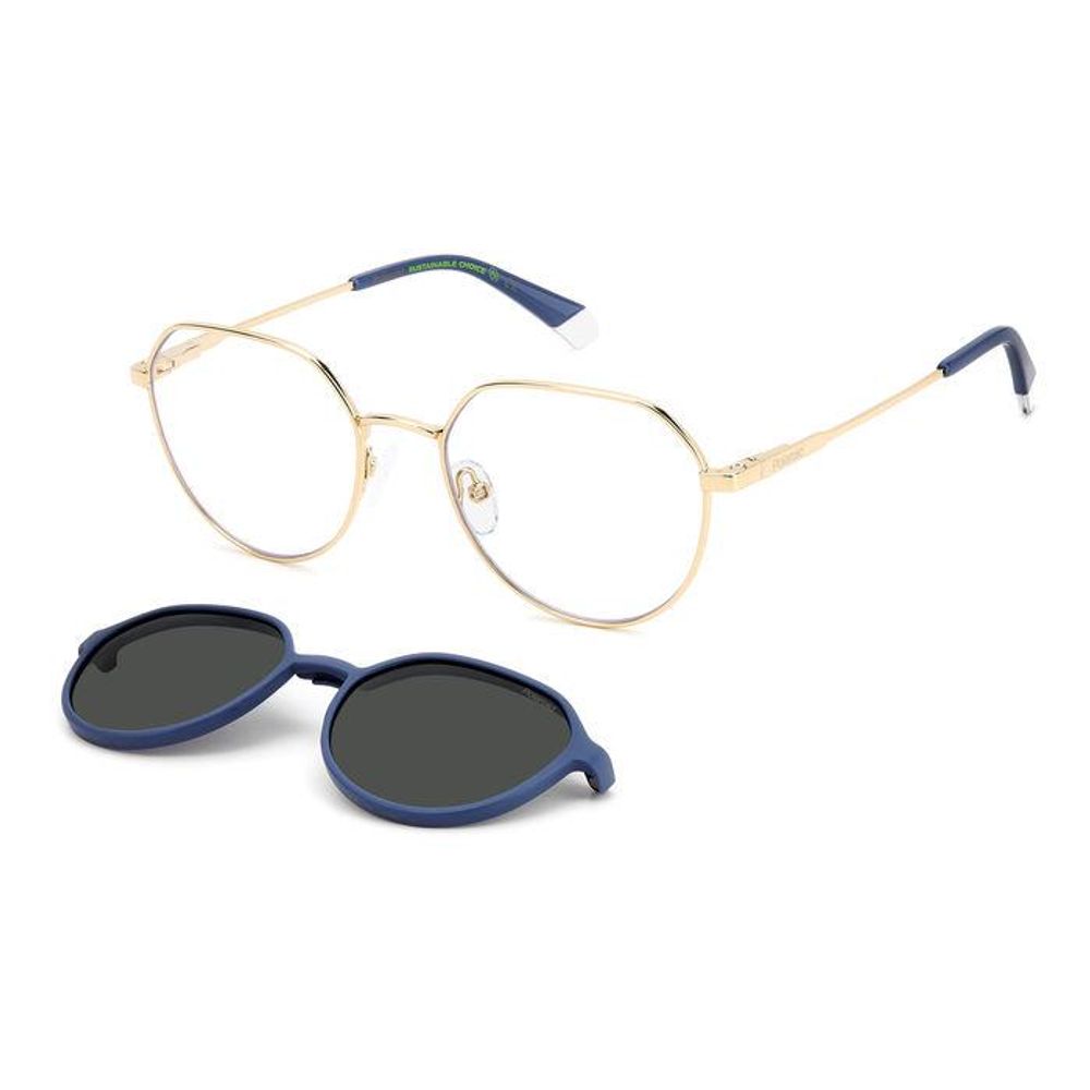 Polaroid Blue Metal Sunglasses