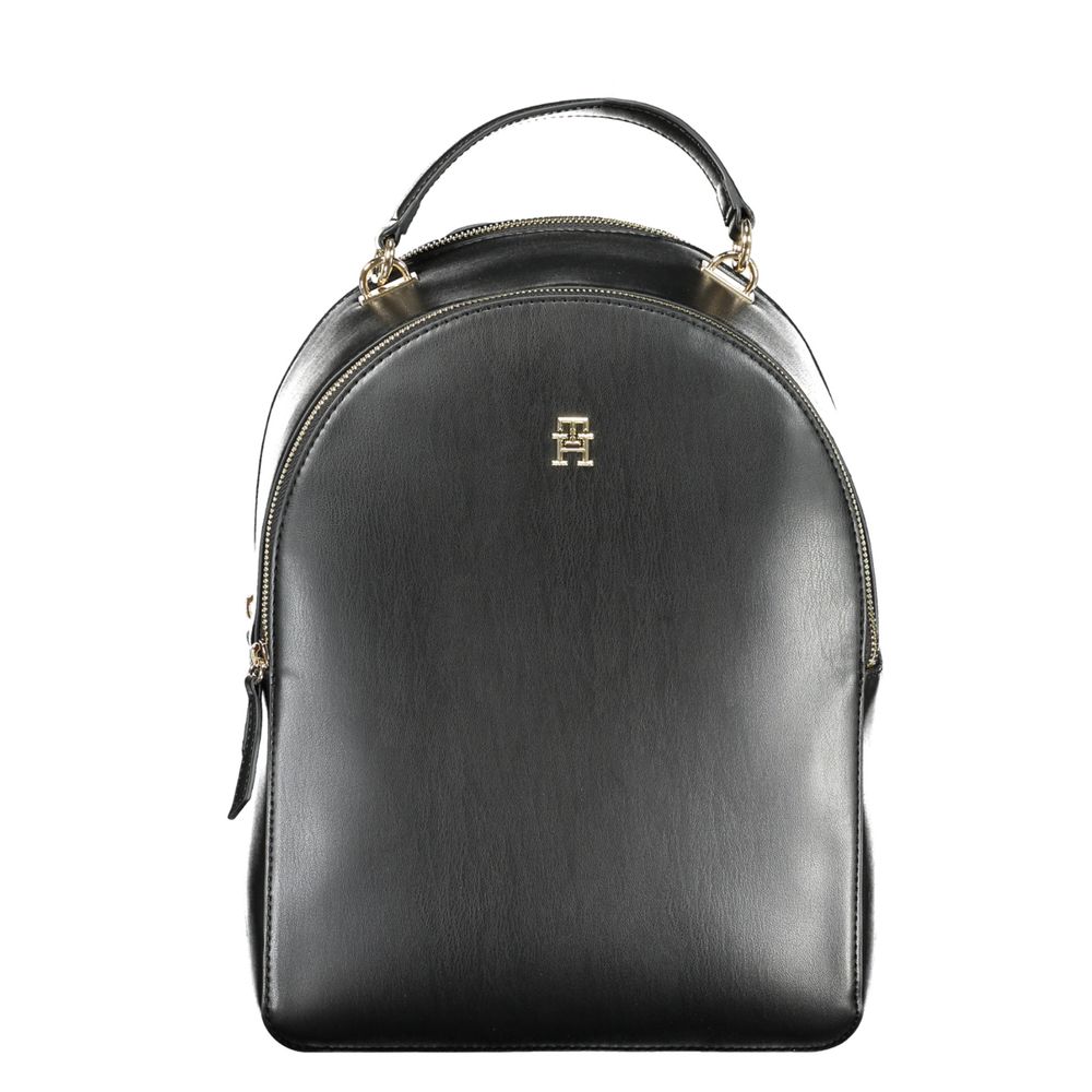 Tommy Hilfiger Black Polyethylene Backpack