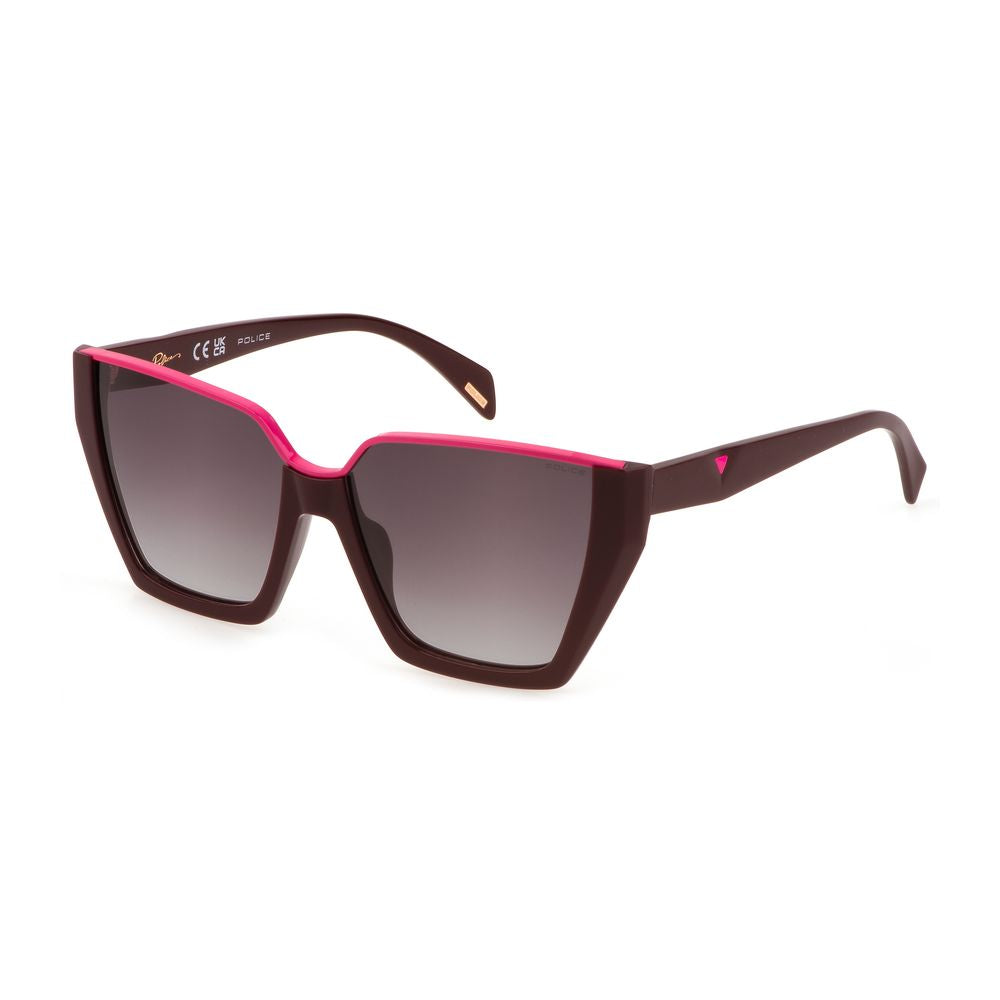 Police Red Plastic Sunglasses