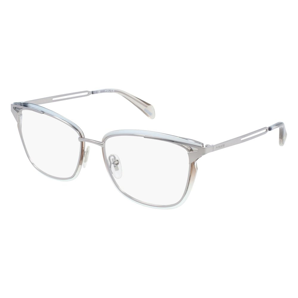 Police Gray Metal Frames