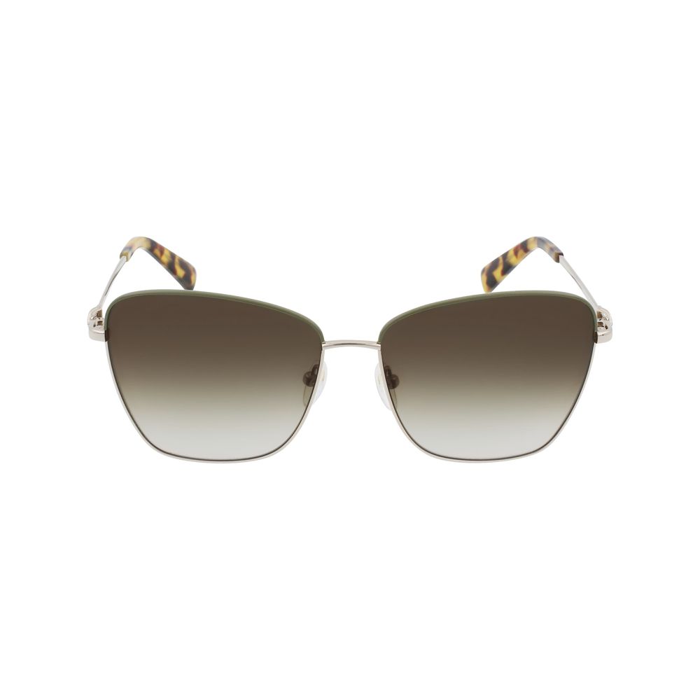 Longchamp Gold Metal Sunglasses