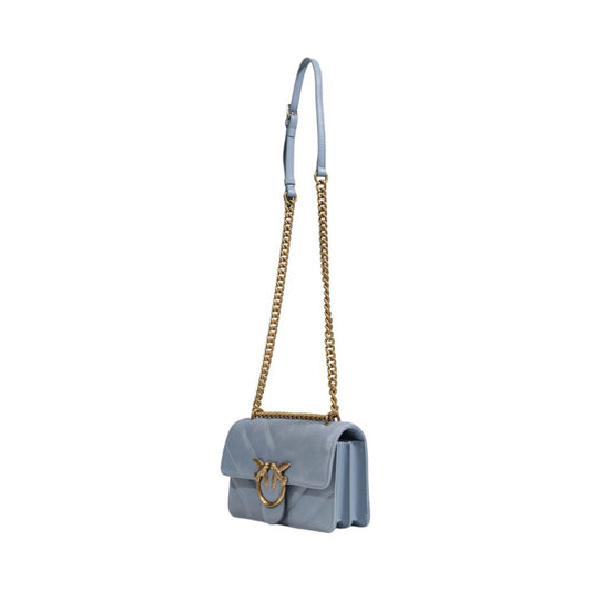 PINKO Blue Leather Handbag