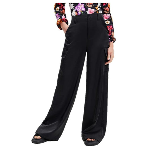 Desigual Black Viscose Jeans & Pant