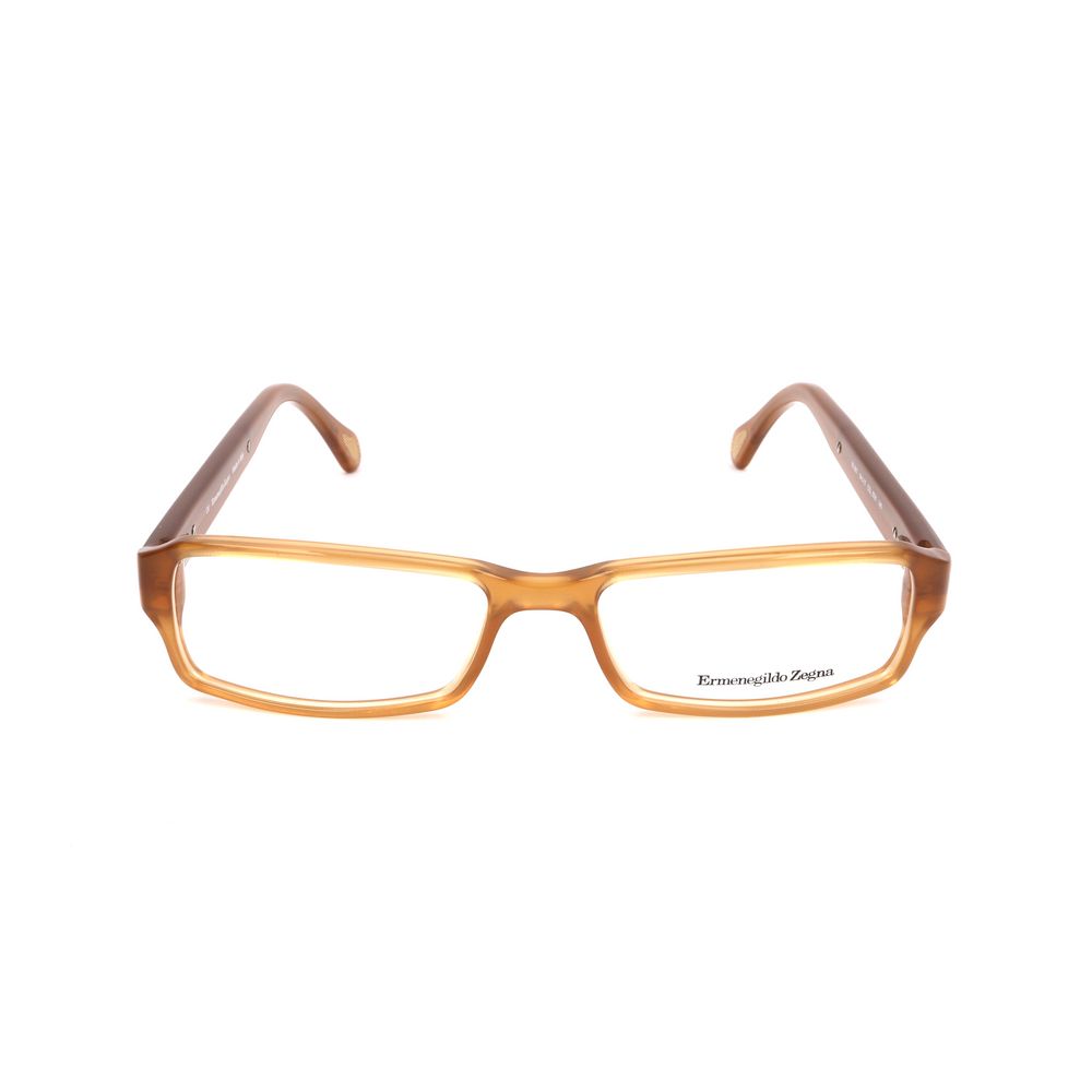 Ermenegildo Zegna Brown Plastic Glasses (Frames)