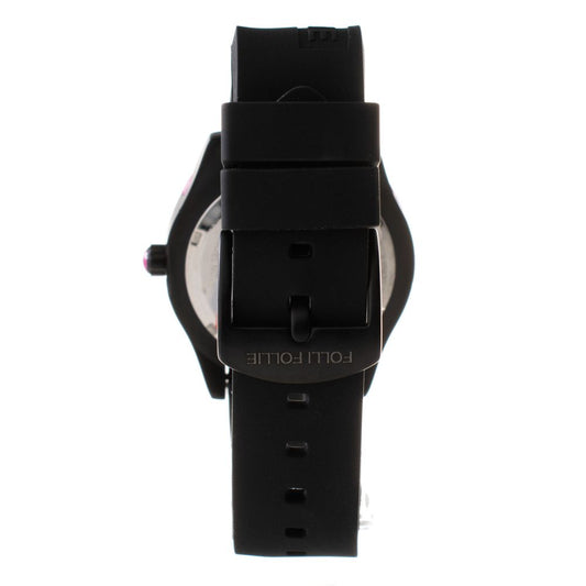 Folli Follie Black Synthetic Sport Watch
