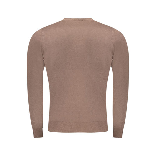 Cavalli Class Brown Polyester Sweater