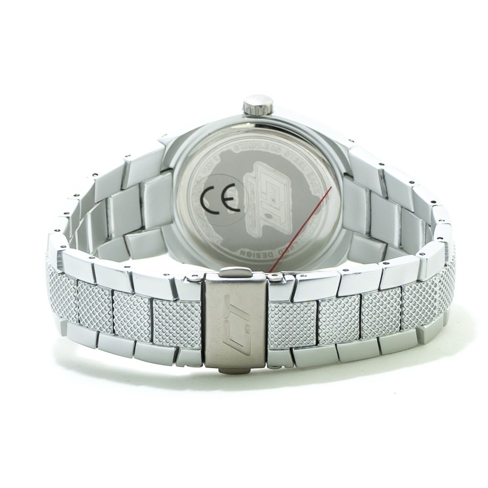 Chronotech Silver Polycarbonate Bracelet Watch