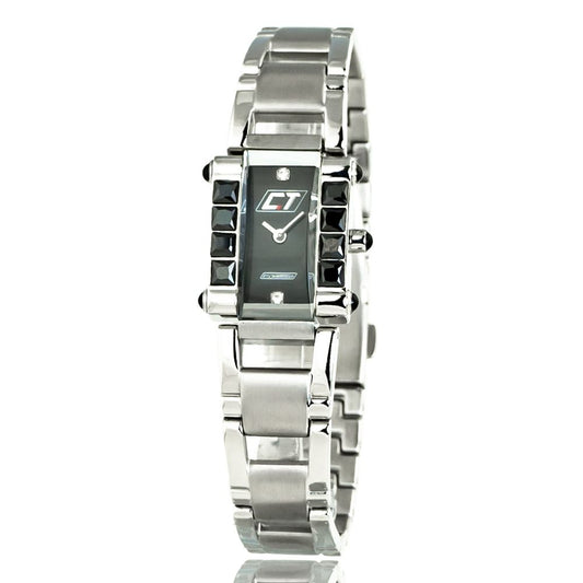 Chronotech Silver Stainless Steel Dress Watch