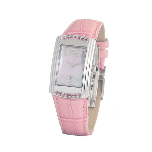 Chronotech Multicolor Leather Dress Watch