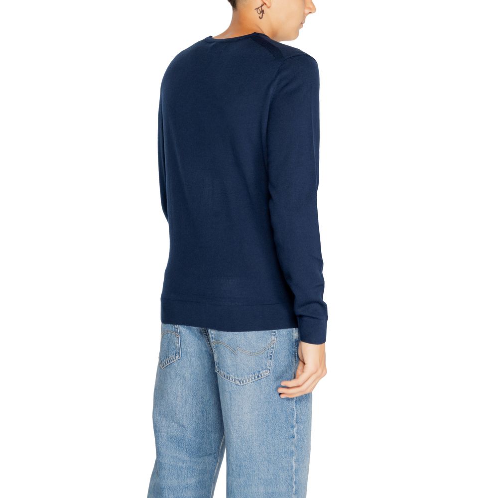 Calvin Klein Blue Recycled Wool Sweatshirt