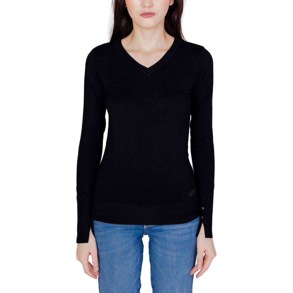 Guess Black Cotton Sweatshirt