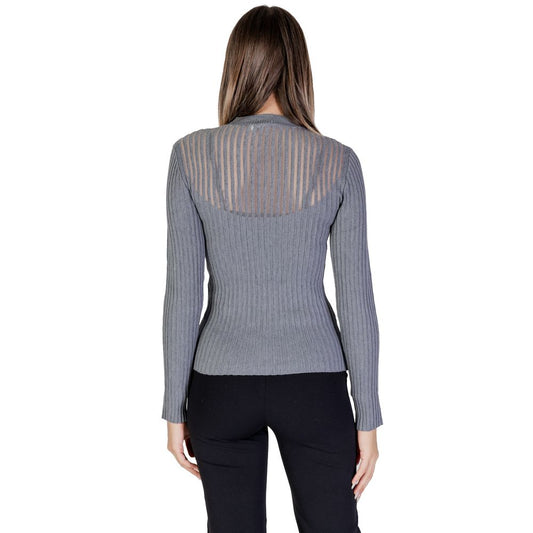 Morgan De Toi Gray Viscose Tops & T-Shirt