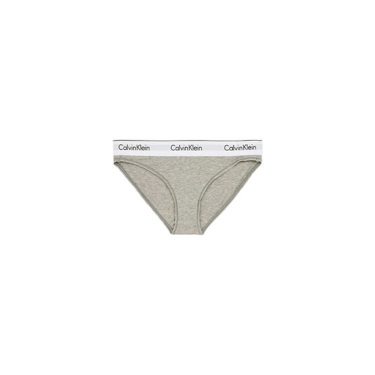 Calvin Klein Underwear Gray Cotton Pantie