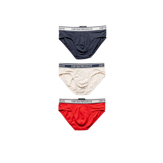 Emporio Armani Underwear Multicolor Cotton Briefs