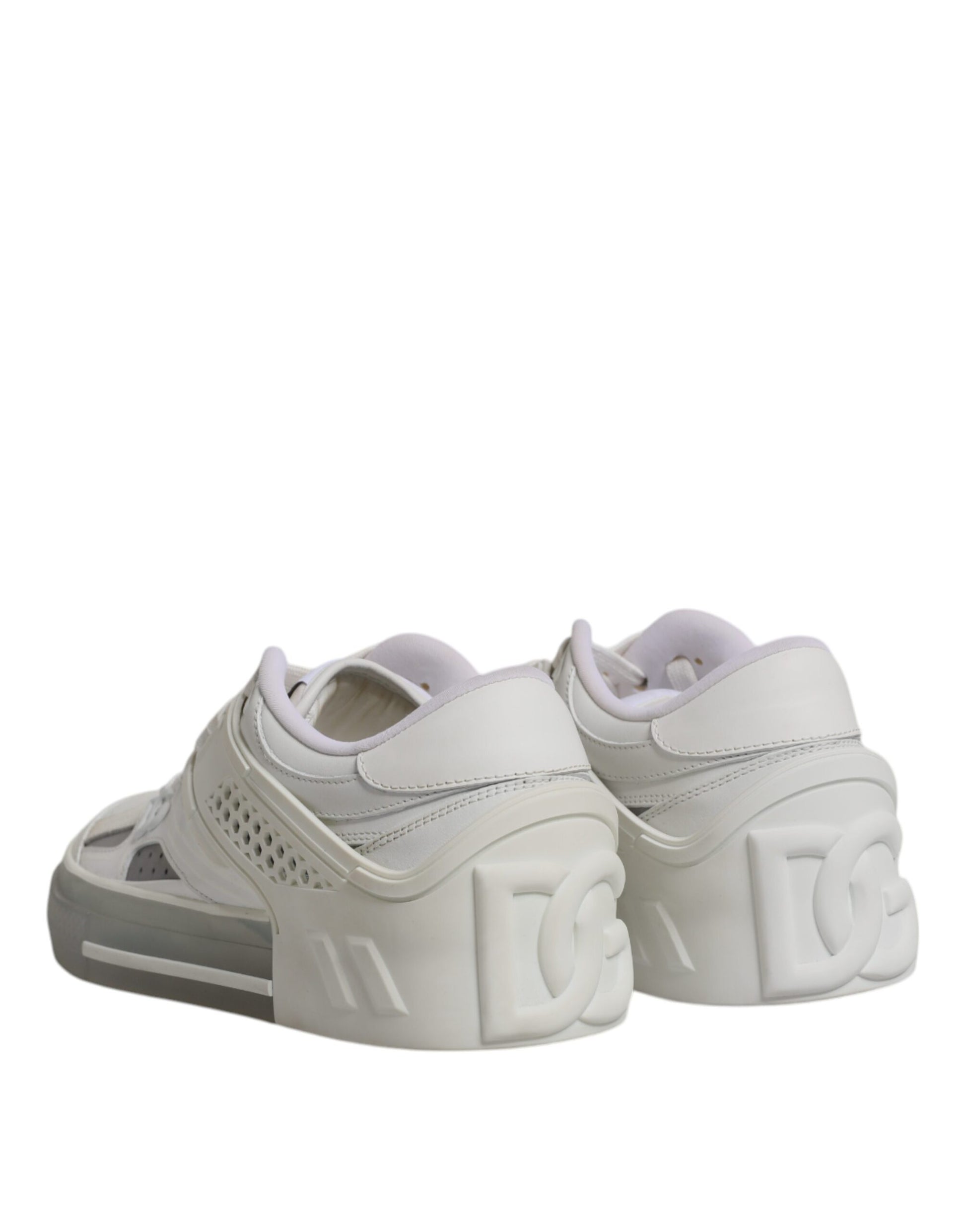 Dolce & Gabbana White DG Logo CUSTOM 2.Zero Sneakers Shoes - Qutton